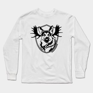 Simply Moosedog (single sided print) Long Sleeve T-Shirt